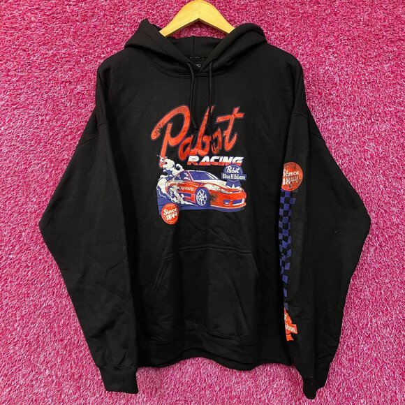 Pabst Blue Ribbon Racing Since 1844 Hoodie XL - Picture 1 of 4